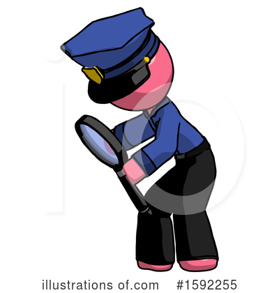 Royalty-Free (RF) Pink Design Mascot Clipart Illustration by Leo Blanchette - Stock Sample #1592255