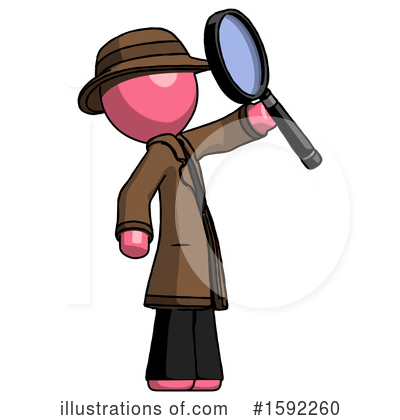 Royalty-Free (RF) Pink Design Mascot Clipart Illustration by Leo Blanchette - Stock Sample #1592260