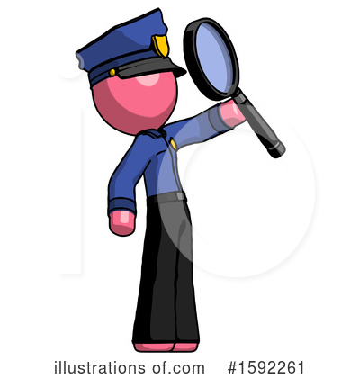 Royalty-Free (RF) Pink Design Mascot Clipart Illustration by Leo Blanchette - Stock Sample #1592261
