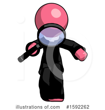 Royalty-Free (RF) Pink Design Mascot Clipart Illustration by Leo Blanchette - Stock Sample #1592262
