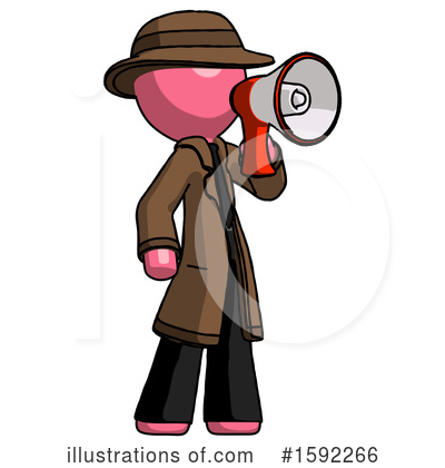 Royalty-Free (RF) Pink Design Mascot Clipart Illustration by Leo Blanchette - Stock Sample #1592266