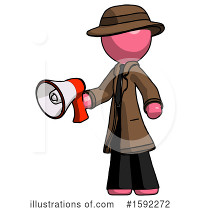 Royalty-Free (RF) Pink Design Mascot Clipart Illustration by Leo Blanchette - Stock Sample #1592272