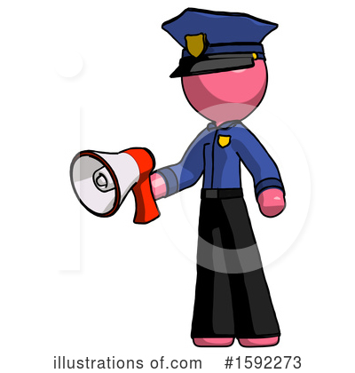 Royalty-Free (RF) Pink Design Mascot Clipart Illustration by Leo Blanchette - Stock Sample #1592273