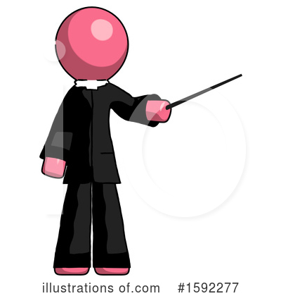 Royalty-Free (RF) Pink Design Mascot Clipart Illustration by Leo Blanchette - Stock Sample #1592277