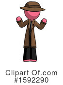 Pink Design Mascot Clipart #1592290 by Leo Blanchette