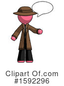 Pink Design Mascot Clipart #1592296 by Leo Blanchette