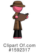 Pink Design Mascot Clipart #1592317 by Leo Blanchette