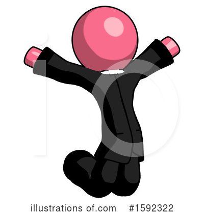 Royalty-Free (RF) Pink Design Mascot Clipart Illustration by Leo Blanchette - Stock Sample #1592322