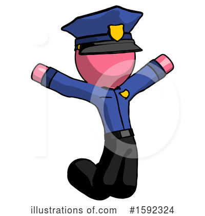 Royalty-Free (RF) Pink Design Mascot Clipart Illustration by Leo Blanchette - Stock Sample #1592324