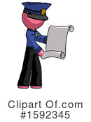 Pink Design Mascot Clipart #1592345 by Leo Blanchette