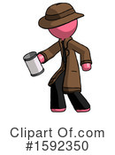 Pink Design Mascot Clipart #1592350 by Leo Blanchette