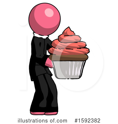 Royalty-Free (RF) Pink Design Mascot Clipart Illustration by Leo Blanchette - Stock Sample #1592382