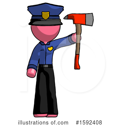 Royalty-Free (RF) Pink Design Mascot Clipart Illustration by Leo Blanchette - Stock Sample #1592408