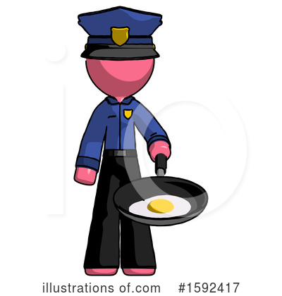 Royalty-Free (RF) Pink Design Mascot Clipart Illustration by Leo Blanchette - Stock Sample #1592417