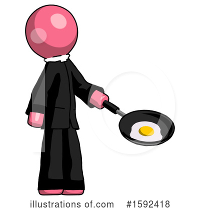 Royalty-Free (RF) Pink Design Mascot Clipart Illustration by Leo Blanchette - Stock Sample #1592418