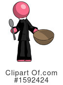 Pink Design Mascot Clipart #1592424 by Leo Blanchette