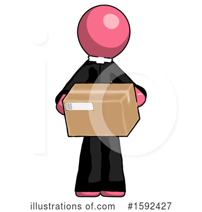 Royalty-Free (RF) Pink Design Mascot Clipart Illustration by Leo Blanchette - Stock Sample #1592427
