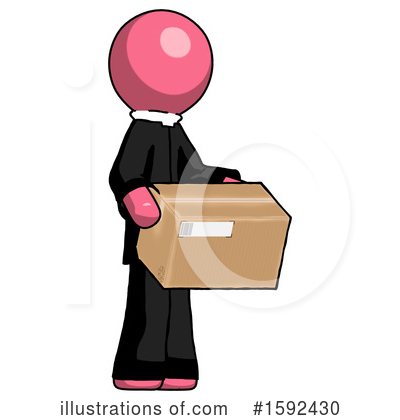 Royalty-Free (RF) Pink Design Mascot Clipart Illustration by Leo Blanchette - Stock Sample #1592430
