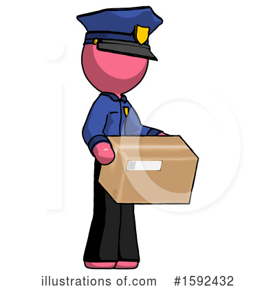Royalty-Free (RF) Pink Design Mascot Clipart Illustration by Leo Blanchette - Stock Sample #1592432