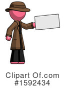 Pink Design Mascot Clipart #1592434 by Leo Blanchette