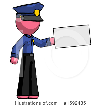 Royalty-Free (RF) Pink Design Mascot Clipart Illustration by Leo Blanchette - Stock Sample #1592435