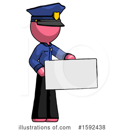 Royalty-Free (RF) Pink Design Mascot Clipart Illustration by Leo Blanchette - Stock Sample #1592438