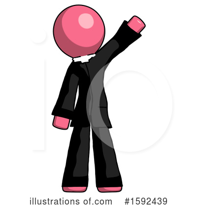 Royalty-Free (RF) Pink Design Mascot Clipart Illustration by Leo Blanchette - Stock Sample #1592439