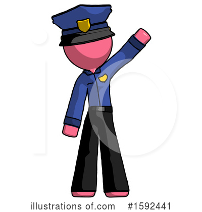 Royalty-Free (RF) Pink Design Mascot Clipart Illustration by Leo Blanchette - Stock Sample #1592441