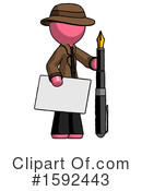 Pink Design Mascot Clipart #1592443 by Leo Blanchette