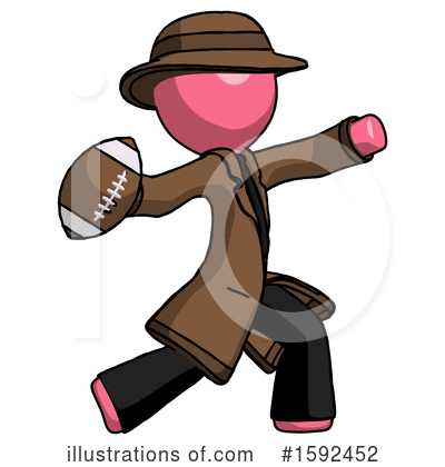 Royalty-Free (RF) Pink Design Mascot Clipart Illustration by Leo Blanchette - Stock Sample #1592452