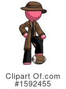 Pink Design Mascot Clipart #1592455 by Leo Blanchette