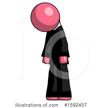 Royalty-Free (RF) Pink Design Mascot Clipart Illustration by Leo Blanchette - Stock Sample #1592457