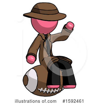 Royalty-Free (RF) Pink Design Mascot Clipart Illustration by Leo Blanchette - Stock Sample #1592461