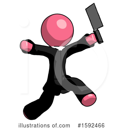 Royalty-Free (RF) Pink Design Mascot Clipart Illustration by Leo Blanchette - Stock Sample #1592466