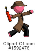 Pink Design Mascot Clipart #1592476 by Leo Blanchette