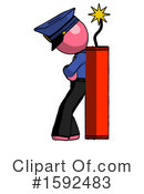 Pink Design Mascot Clipart #1592483 by Leo Blanchette