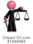 Pink Design Mascot Clipart #1592484 by Leo Blanchette