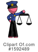 Pink Design Mascot Clipart #1592489 by Leo Blanchette