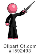 Pink Design Mascot Clipart #1592493 by Leo Blanchette