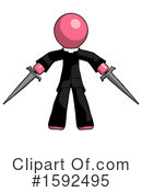 Pink Design Mascot Clipart #1592495 by Leo Blanchette