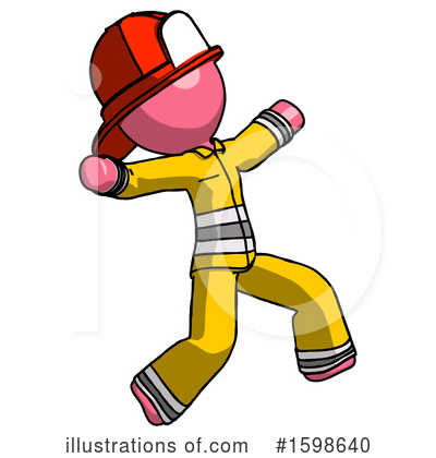 Royalty-Free (RF) Pink Design Mascot Clipart Illustration by Leo Blanchette - Stock Sample #1598640