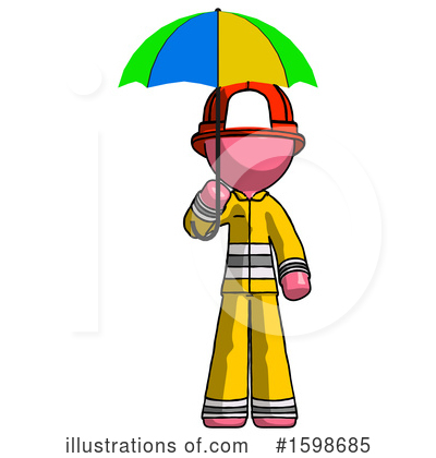 Royalty-Free (RF) Pink Design Mascot Clipart Illustration by Leo Blanchette - Stock Sample #1598685