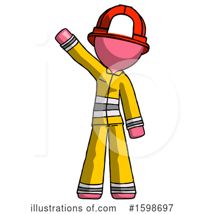 Royalty-Free (RF) Pink Design Mascot Clipart Illustration by Leo Blanchette - Stock Sample #1598697