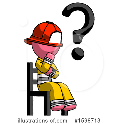 Royalty-Free (RF) Pink Design Mascot Clipart Illustration by Leo Blanchette - Stock Sample #1598713