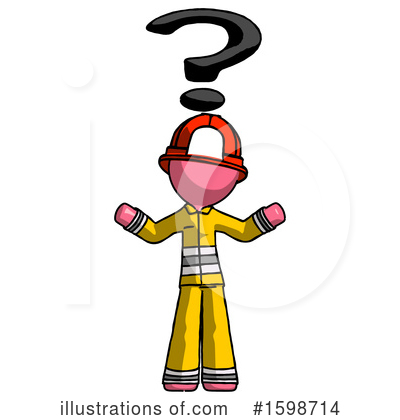 Royalty-Free (RF) Pink Design Mascot Clipart Illustration by Leo Blanchette - Stock Sample #1598714