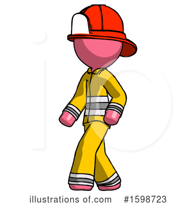 Royalty-Free (RF) Pink Design Mascot Clipart Illustration by Leo Blanchette - Stock Sample #1598723