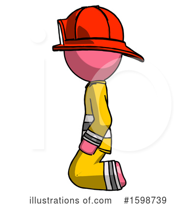 Royalty-Free (RF) Pink Design Mascot Clipart Illustration by Leo Blanchette - Stock Sample #1598739