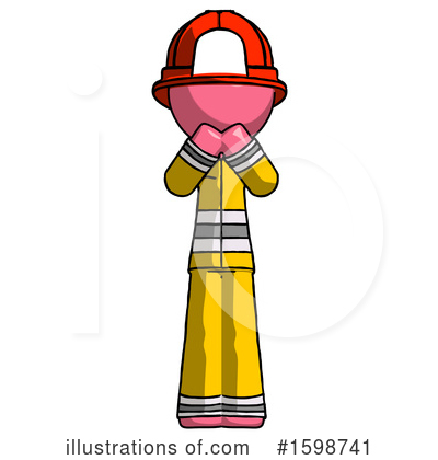 Royalty-Free (RF) Pink Design Mascot Clipart Illustration by Leo Blanchette - Stock Sample #1598741