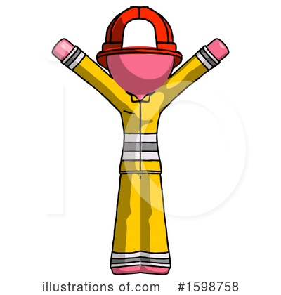Royalty-Free (RF) Pink Design Mascot Clipart Illustration by Leo Blanchette - Stock Sample #1598758