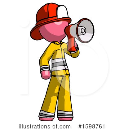 Royalty-Free (RF) Pink Design Mascot Clipart Illustration by Leo Blanchette - Stock Sample #1598761